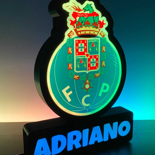 Premium FC Porto LED lamp for football fans